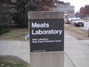 meat lab sign