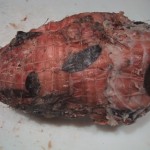 pigs head cooked out of sousvide bag