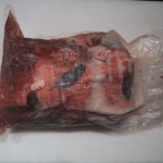 pigs head cooked in a sous vide bag
